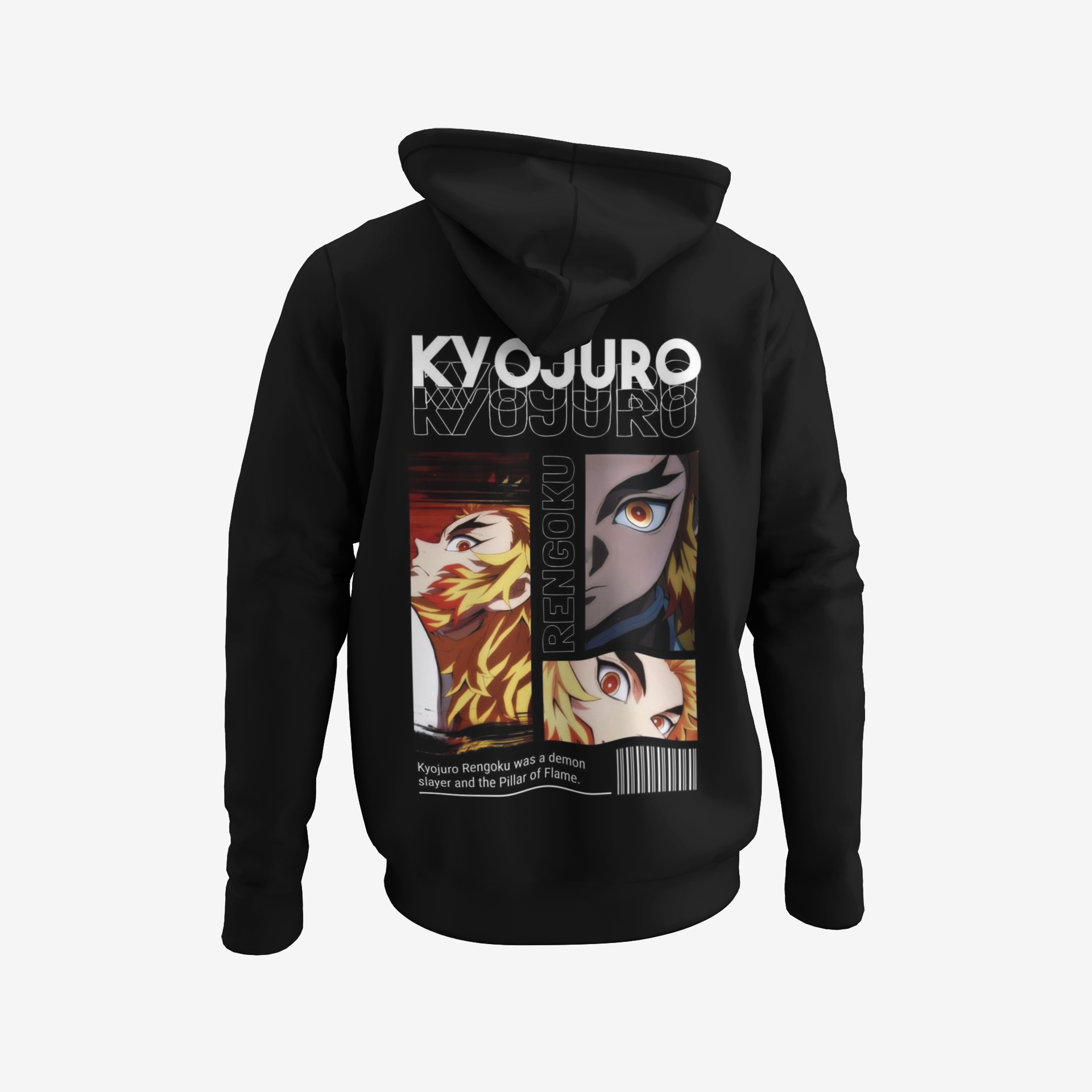 Kyojuro Rengoku Flame Hashira Demon Slayer Streetwear Hoodie