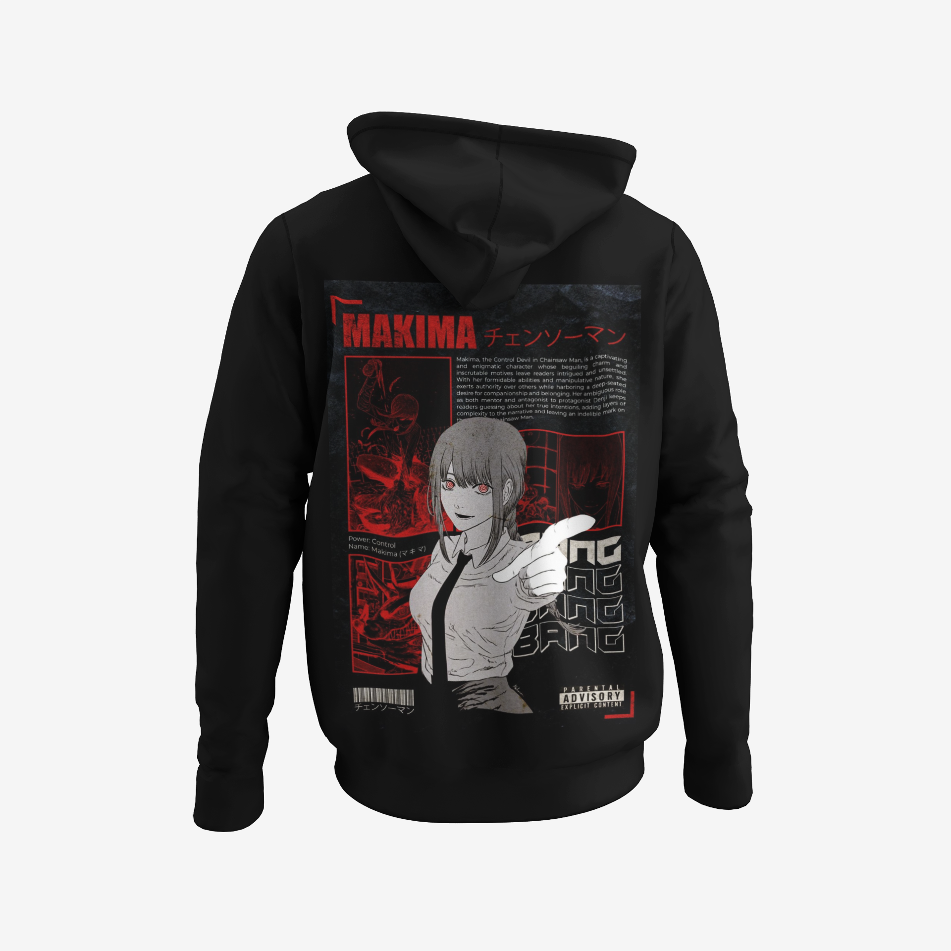 Makima Hoodie – Chainsaw Man Anime Streetwear