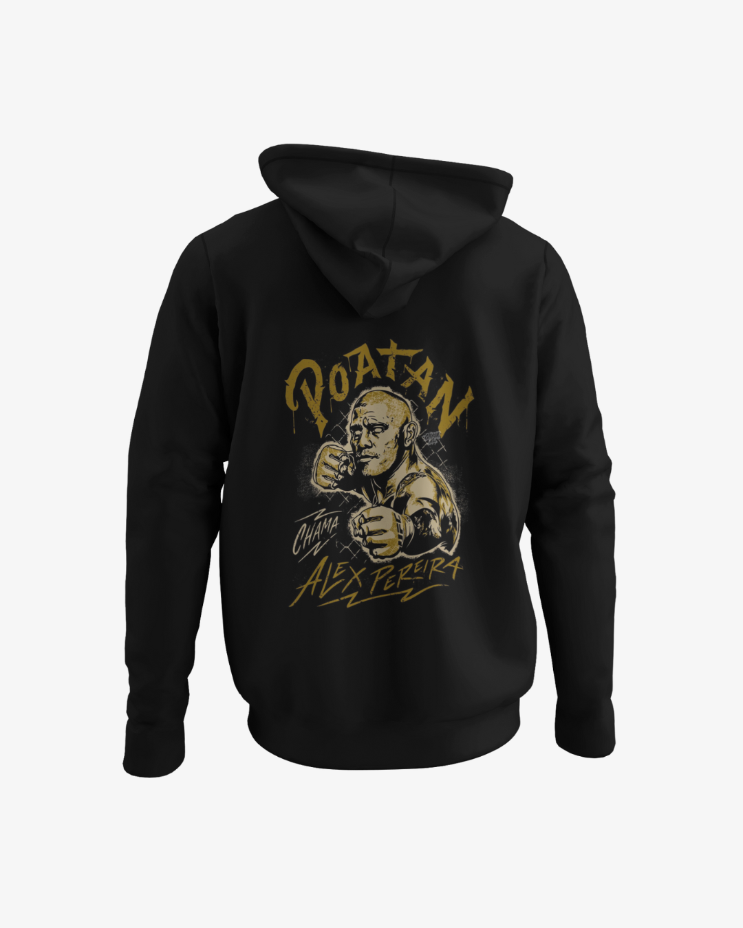 Alex "Poatan" Pereira MMA Fighter Tribute Streetwear Hoodie