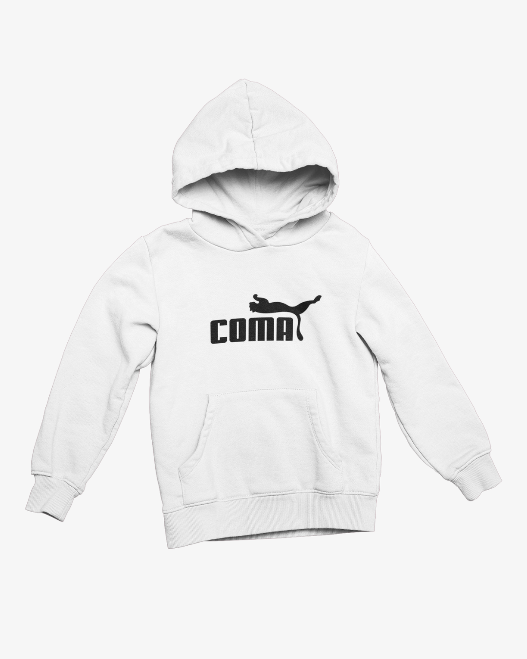 "COMA" Parody Logo Statement Hoodie