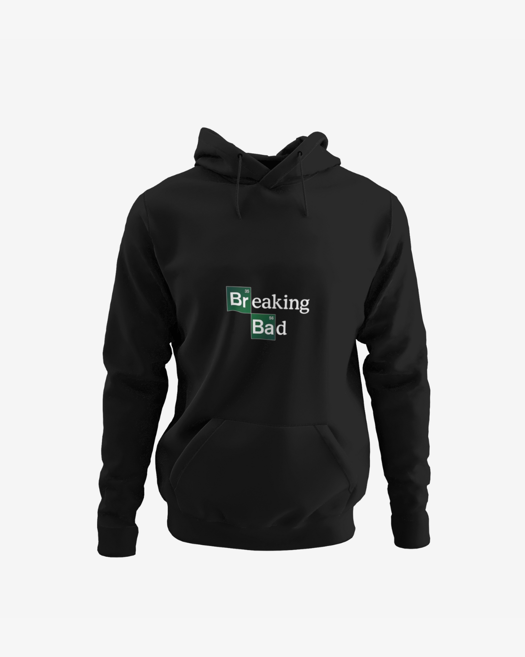 Breaking Bad Walter Hoodie "Breaking Bad" Logo Front & Heisenberg Back Pullover