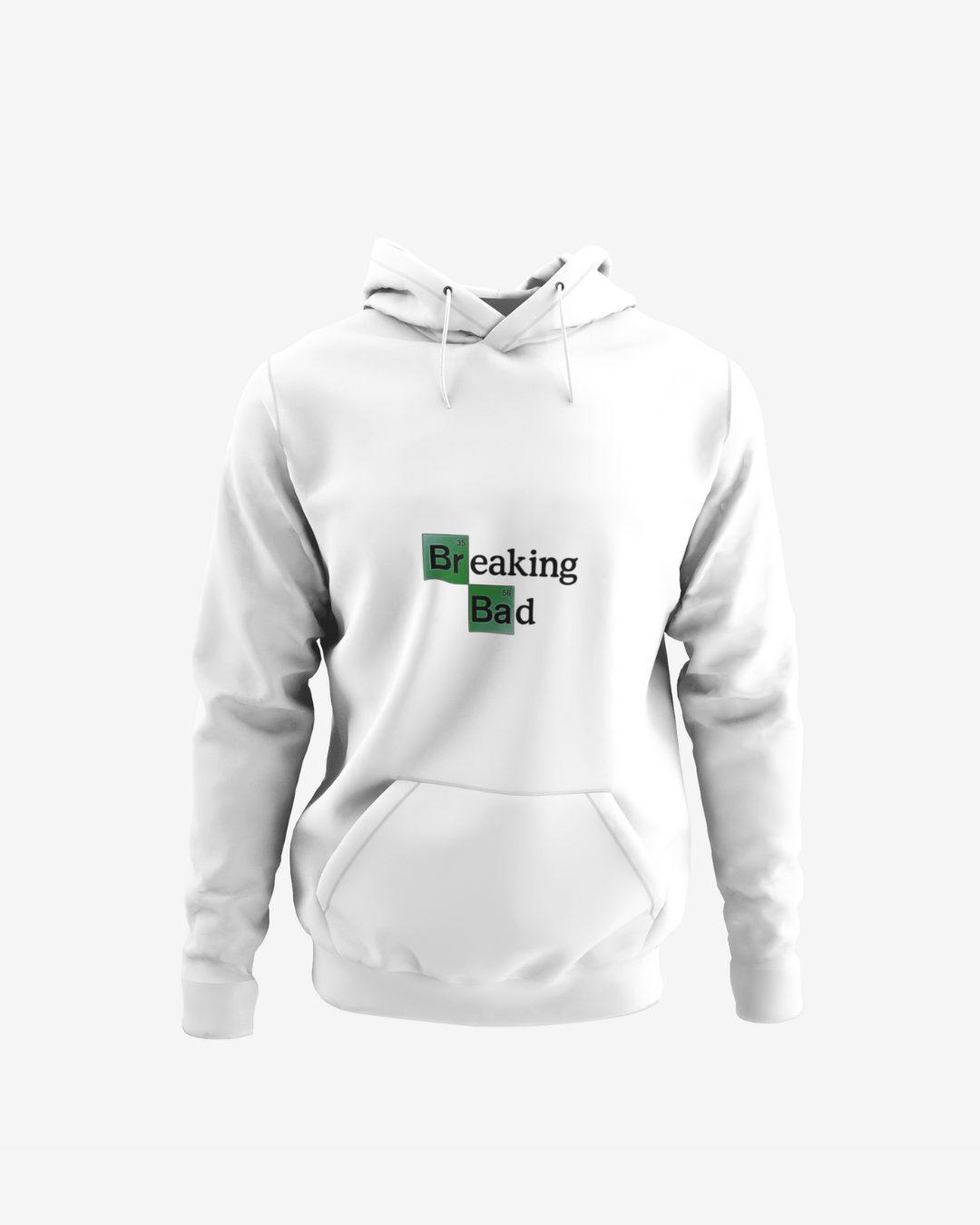 Breaking Bad Walter Hoodie "Breaking Bad" Logo Front & Heisenberg Back Pullover